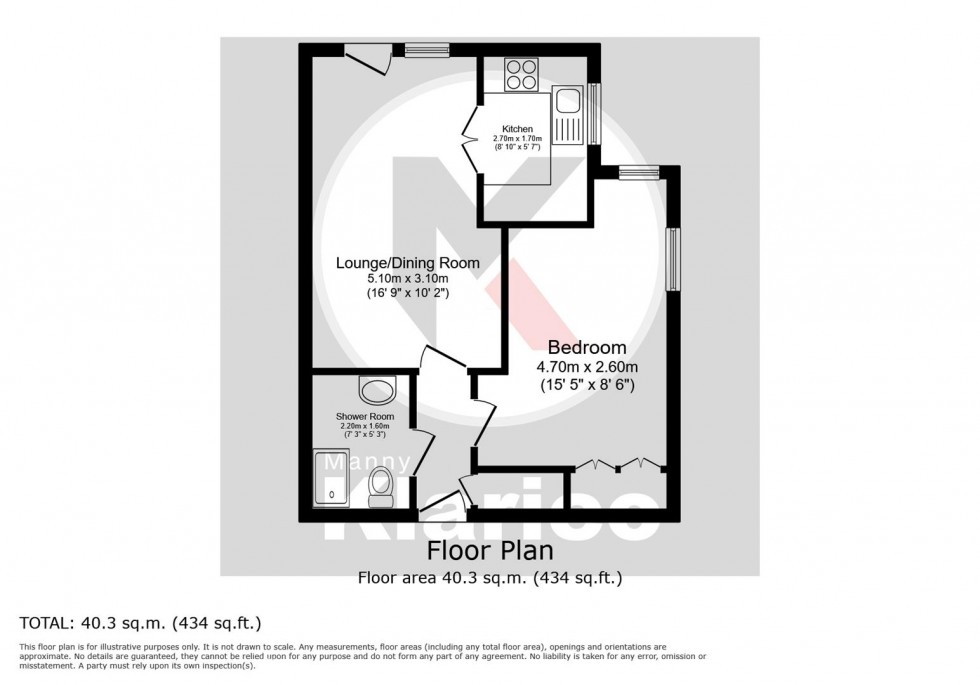 Floorplan for Rivendell Court, Hall Green